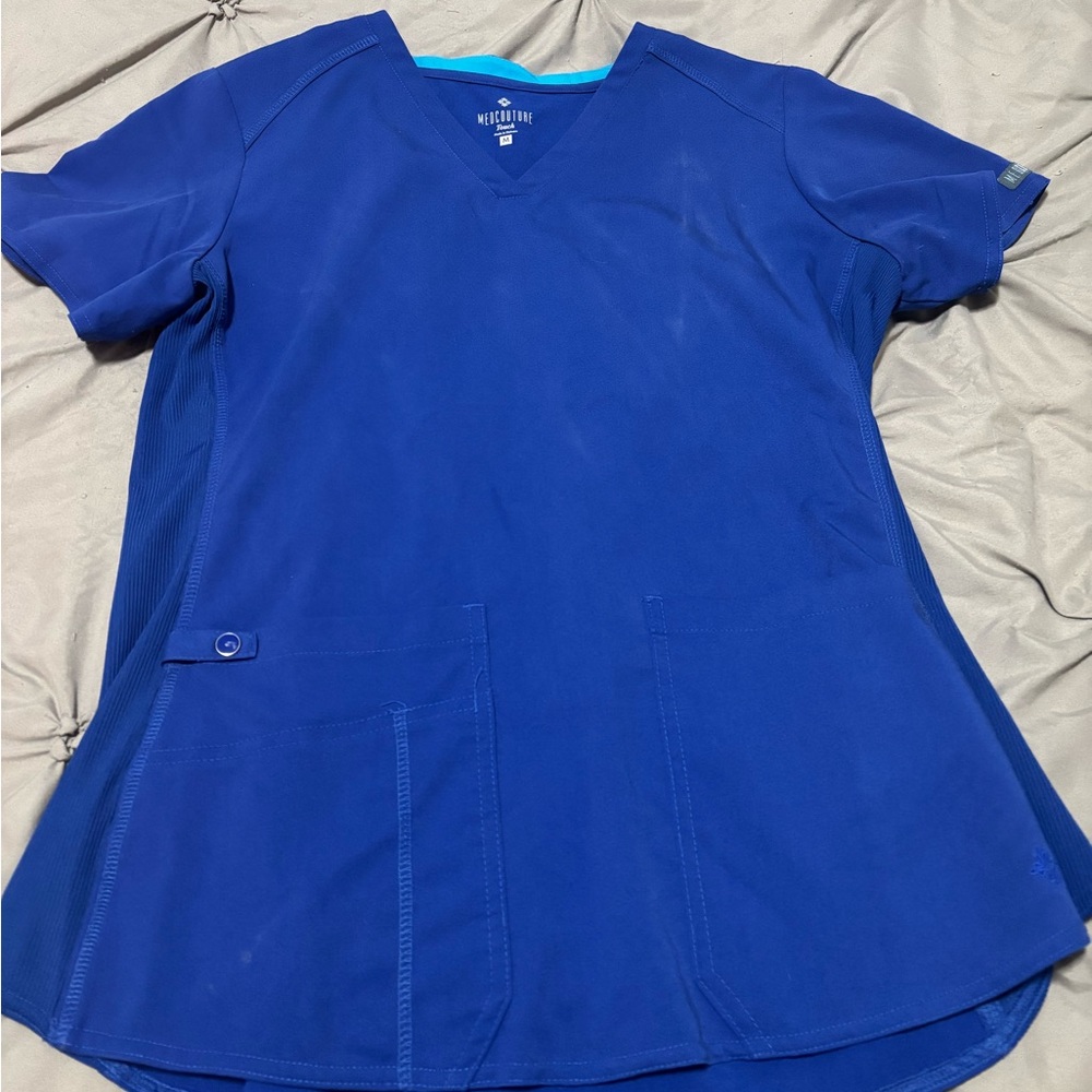 Med couture scrub set in blue